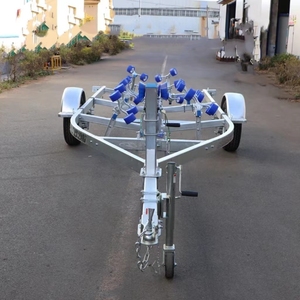 Customized 4 Meter 5.5Meter <b>Yacht</b> Trailer Rubber Raft Inflatable Boat Aluminum Lure Trailer Fiber Reinforced Plastic - Product Image 5