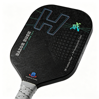 Pala de Pickleball de Fibra de Carbono T300 de Alto Control, Superficie Texturizada Prensada en Frío, 16 mm, para Entrenamiento y Entretenimiento de Jugadores Intermedios