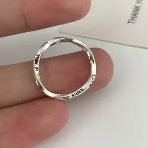 Gepersonaliseerde Trendy Koperen Ringen Mode Sieraden Lucky Mobius La Damesringen