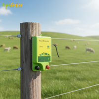 Électrificateur de clôture pour ferme et chevaux HPSFENCE, alimenté par batterie AC/DC, en plastique ABS, respectueux de l'environnement, avec protection pour une utilisation en extérieur