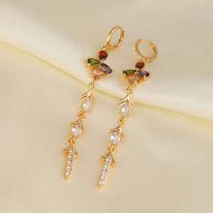 ต่างหูเครื่องประดับแฟชั่นสำหรับผู้หญิงต่างหูสีทองต่างหูอินเทรนด์ - Product Image 3