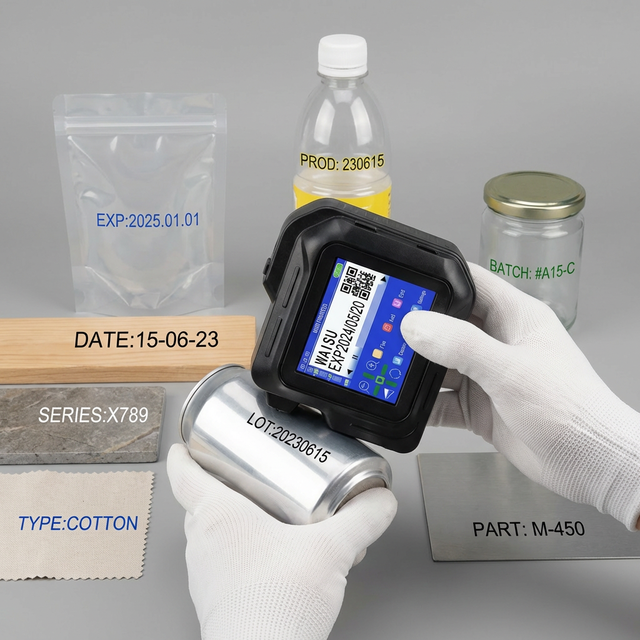 Good Quality EXP Inkjet Gun Printer Date Coding Inkjet Printing Machine Handheld Printer Portable Mini Inkjet Printer