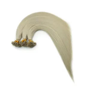 No MOQ Wholesale prices Free samples support High quality Flat tip hair extensions with fast delivery