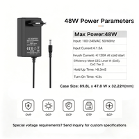 Adaptateur secteur MYIXI 100-240V 24V 2A/12V 4A/14V 3.5A/20V 2.8A AC/DC pour ordinateur portable, prise centrale négative 5.5mm, certifié CE, garantie 2 ans