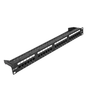 Chất lượng cao 24 cổng 48 cổng RJ45 CAT5e CAT6 UTP nạp Patch Panel với khung