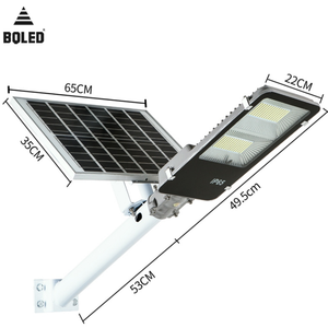 Les réverbères solaires Offre Spéciale IP65 imperméabilisent le réverbère solaire économiseur d'énergie de lumen élevé avec la lumière menée par Polonais court - Product Image 4