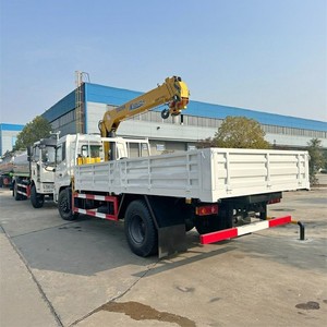 รถบรรทุกติดเครน Dongfeng 4x2 พวงมาลัยซ้าย 5 ตัน 6.3 ตัน 8 ตัน 10 ตัน ขายตรงจากโรงงาน - Product Image 4