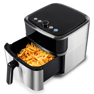 Freidora de Aire Grande de 8L, 7L, 9L, 10L con Cuerpo de Acero Inoxidable, Pantalla a Color Inteligente, Freidora de Aire de 8 Litros - Product Image 1