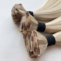 Extensiones de Cabello Humano Virgen 100% de Alta Calidad, Tejidas a Mano, Doble Trama, 15g-20g/pc, Venta Directa de Fábrica