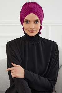 MOTIVE FORCE Turban instantané au design simple, <span class=keywords><strong>bonnet</strong></span> léger en mousseline, foulard turban pour femmes, couvre-chef turban - Product Image 3