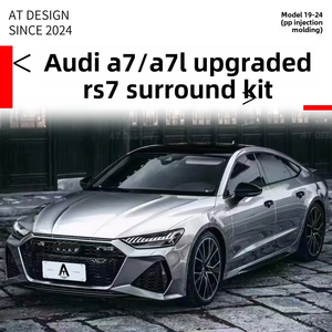 Pour 19-24 Audi A7/A7L grande modification <span class=keywords><strong>Rs7</strong></span> calandre de pare-chocs avant jupes latérales pare-chocs arrière lèvre avant-nouvelle condition mise à niveau paiement TT - Product Image 5