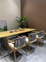 Ensemble de salle à manger d'extérieur chaise de salle à manger table à manger