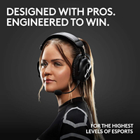 Logitech G PRO X 2 LIGHTSPEED Headset Gaming Nirkabel Driver Grafena 50mm Baterai 50 Jam untuk PC PS5 Switch Esports