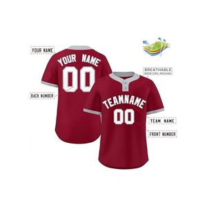 เสื้อเบสบอลเด็กผู้ชายผ้าโพลีเอสเตอร์ 100% แบบซับลิเมชั่น ราคาโรงงาน ปรับแต่งโลโก้ได้ - Product Image 2