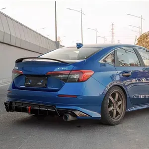 สปอยเลอร์สำหรับ Honda Civic รุ่นที่ 11 ปี 2022 วัสดุพลาสติก ABS คุณภาพสูง สีรองพื้น สปอยเลอร์หลังคาท้ายรถยนต์ อุปกรณ์ตกแต่งรถยนต์ - Product Image 4