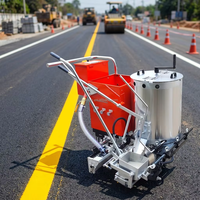 Machine manuelle de marquage routier thermoplastique pour la construction de lignes de marquage sur autoroutes et parkings