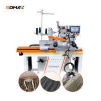 Machine à coudre à point de recouvrement automatique à grande vitesse SOMAX SM-09 pour ceintures élastiques, idéale pour les usines de confection