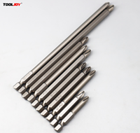 Tournevis à anneau magnétique TOOLJOY, embouts de tournevis à double extrémité, embouts de tournevis Pz2 puissants et résistants