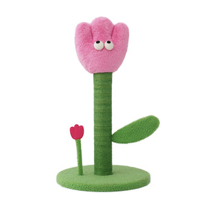 Tulip Cat <span class=keywords><strong>Scratch</strong></span> Column Material de Sisal duradero Tablero de garra resistente al desgaste Juguete y suministros para gatos - Product Image 6