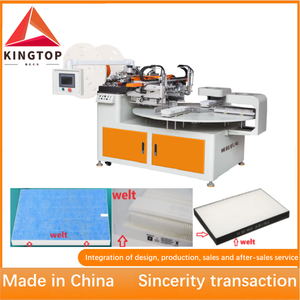 Düzenli Kare Filtre Kenar Kapsamı için Temassız Yapıştırıcı Püskürtme Teknolojisini Kullanan Otomatik Sistem - Product Image 4