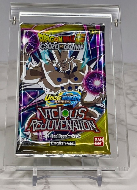 Acrylic Pokemon BLISTER Booster Pack  Display Case With Magnetic Lid for MetaZoo Trading Card Game Display