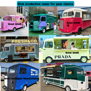 Camion de nourriture électrique mobile en Chine avec chariot à hot-dog Concession Food Trailer Baking Equipment Dining Car fabriqué à partir de maïs - Product Image 5