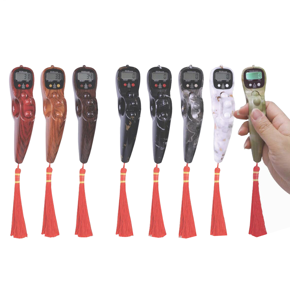 Новые цифровые мусульманские молитвенные бусины Tasbih из дерева со светодиодной подсветкой и 100 звуком