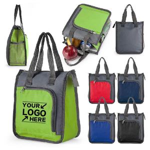 Large Outdoor Insulated Lunch Tote Bag with Zipper Leakproof Cooler Bag <b>for</b> Work Picnic Travel Food Storage - Product Image 1