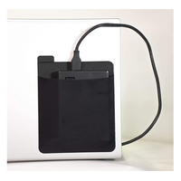 Étui compact et adhésif pour souris YY, poche de rangement arrière pour ordinateur portable Smith, porte-stylo, étui pour gadgets, pochette adhésive