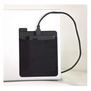 YY Compact Elastic Adhesive Slim Mouse Holder Case Hard Disk Portable Pocket Cable & Earphone Organizer Pouch