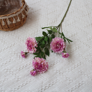 Flores Artificiales para Bodas, Materiales para Decoración de Caminos, Arreglos para Locales, Decoración Suave, Hibisco FRH-286, Decoración para Sala de Estar - Product Image 1
