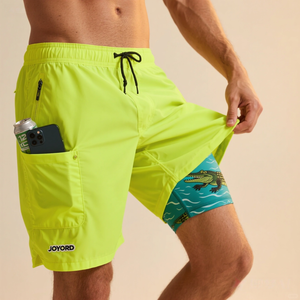 Pantaloncini da Surf Personalizzabili, Etichetta Privata, Costume da Bagno, Pantaloncini da Corsa e Palestra con Tasche Laterali - Product Image 1