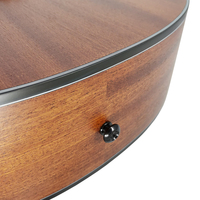 Gitar Akustik Aiersi 40 Inch Kayu Mahoni dengan Cutaway, Pemesanan Kecil Pengiriman Lebih Cepat, Instrumen Senar Folk, Logo Kustom Merek