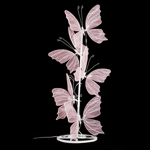 Luces Decorativas para Escenarios de Boda, Lámparas con Forma de Mariposa, Columna Tridimensional, Alas de Tul, Simulación de Mariposa, Lámpara de Camino. - Product Image 3