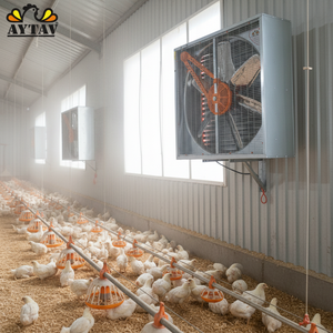 Ventilador de Pared de Acero Inoxidable 140x140 Cm - 1.1 Kw de Potencia, 1 Año de Garantía para Uso en Granjas Avícolas AYTAV - Product Image 3