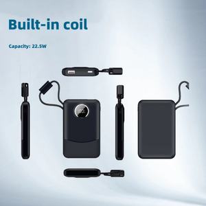 Cargador Portátil PD de 22.5W de Nuevo Diseño con Cables, Bancos de Energía de 10000mah y 20000mah con Pantalla LED - Product Image 6