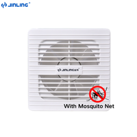 Ventilateur extracteur mural ou de fenêtre de 4 à 6 pouces pour petite salle de bain avec moustiquaire