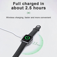 Mini Chargeur de Montre Magnétique Sans Fil Ultra-Mince Portable pour Apple Watch Séries 9 8 7