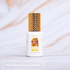 Pinky Leem Professional Fast Drying Liquid Eyelash Extension Glue Strong Black <b>Clear</b> Low Best Private Label Lash Glue - Product Image 3