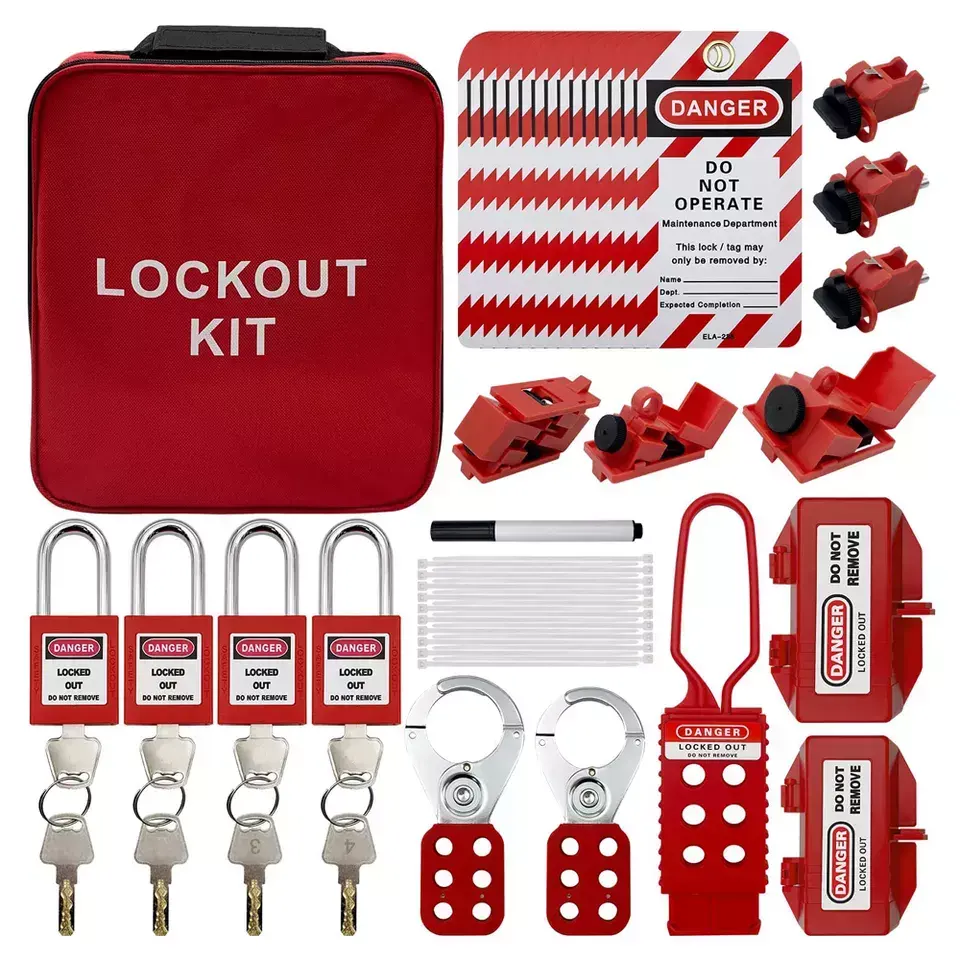 Industrial Personal Maintenance Safety Loto Locks Electrical Circuit Breaker Lockout Tagout Kit