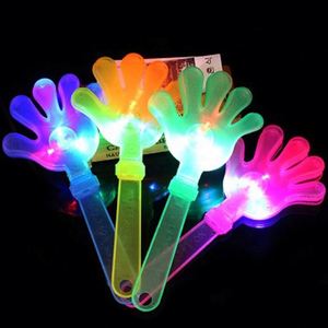 Vente en gros de claquettes à main LED multicolores bon marché, jouet en plastique coloré - Product Image 6