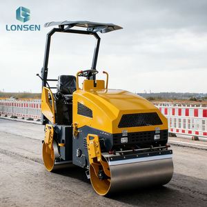Rodillo Compactador de Doble Tambor LS20H de Compactación Rápida, 2 Toneladas, 35KN de Fuerza de Compactación, Frecuencia de Vibración de 70Hz - Product Image 4