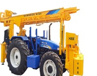Machine de forage d'échantillonnage géotechnique d'échantillon de carotte entièrement hydraulique montée sur tracteur