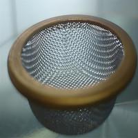 Filtre conique SS304, tamis conique en maille métallique pour la filtration industrielle des grands conduits