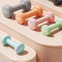 Juego de Mancuernas de Neopreno con Logotipo Personalizado, Diseño Hexagonal, Pesas de Hierro Fundido con Diversas Opciones de Color, Pesas de Pilates Grises