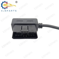 Arnés de cableado de diagnóstico para automóvil OBD2 de 16 pines personalizado, cables conector OBD estándar para escáner de vehículos