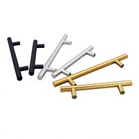 RHETECH poignées de meuble en acier inoxydable poignées de tiroir de porte de garde-robe simples pour cuisine chambre commode utilisation extérieure