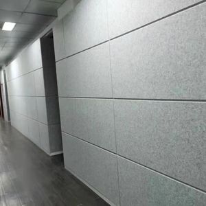 Panneau acoustique en feutre polyester recouvert de tissu pour l'<span class=keywords><strong>isolation</strong></span> phonique des intérieurs - Product Image 3