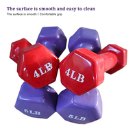 Haltères colorés pour femmes, 10 kg*2, pour musculation, entraînement en salle de sport, mise en forme et perte de poids