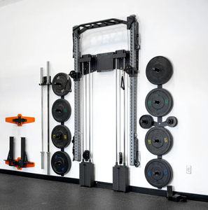Stazione di Allenamento Multifunzione a Parete in Acciaio Inox Pieghevole <span class=keywords><strong>per</strong></span> Cross Fit, Uso Domestico ed <span class=keywords><strong>Esercizi</strong></span> di Squat - Product Image 3